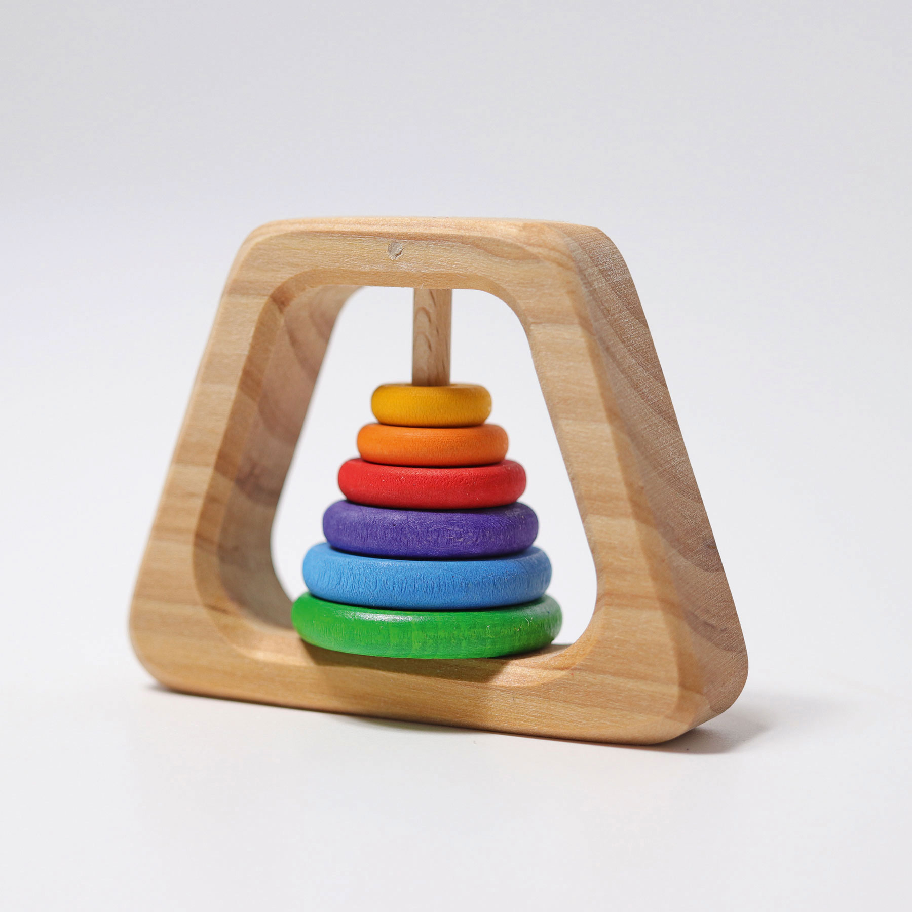 Rattle Pyramid With 6 Discs