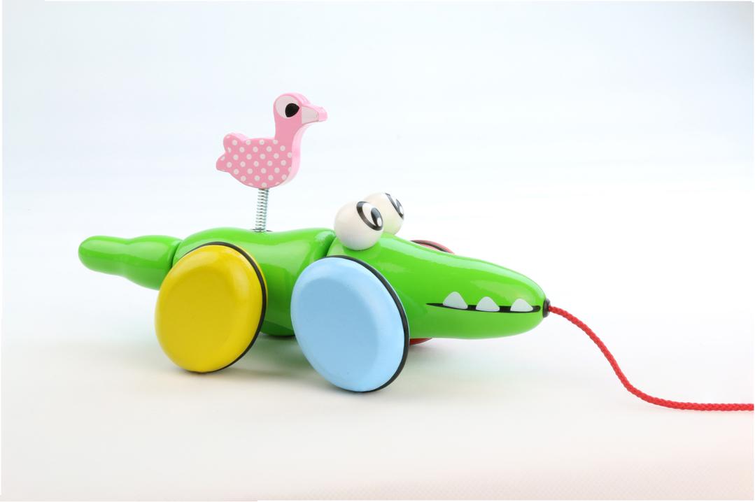 Pull toy, Croc & Odile  