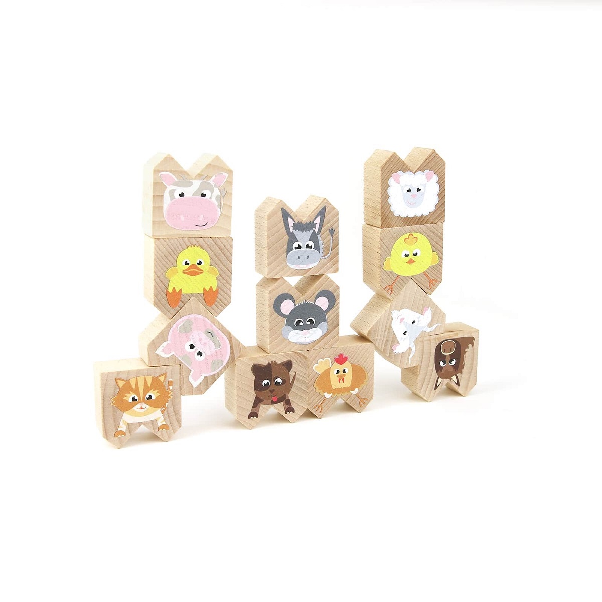 Milaniwood Game - Upside-Down Animals Farm WHILE QTY LAST 