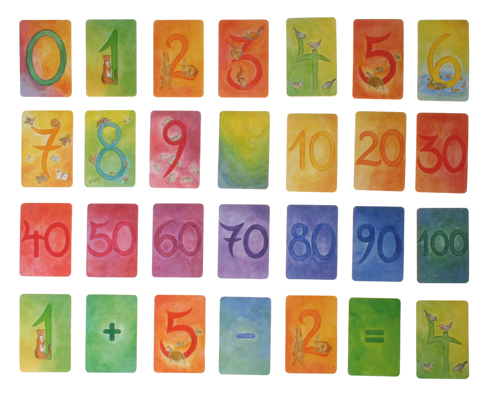 Learning - Cards, Numbers 48pcs