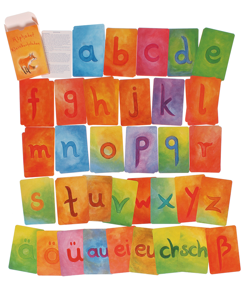 Learning - Cards, Additional Letters 48pcs German