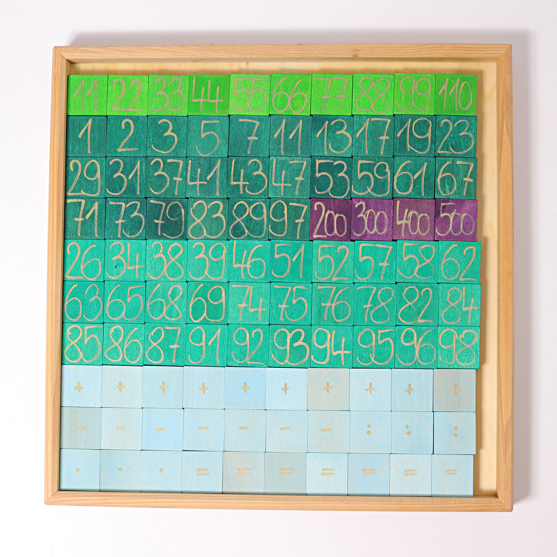 Learning - Block Set Counting  (10 colours)
