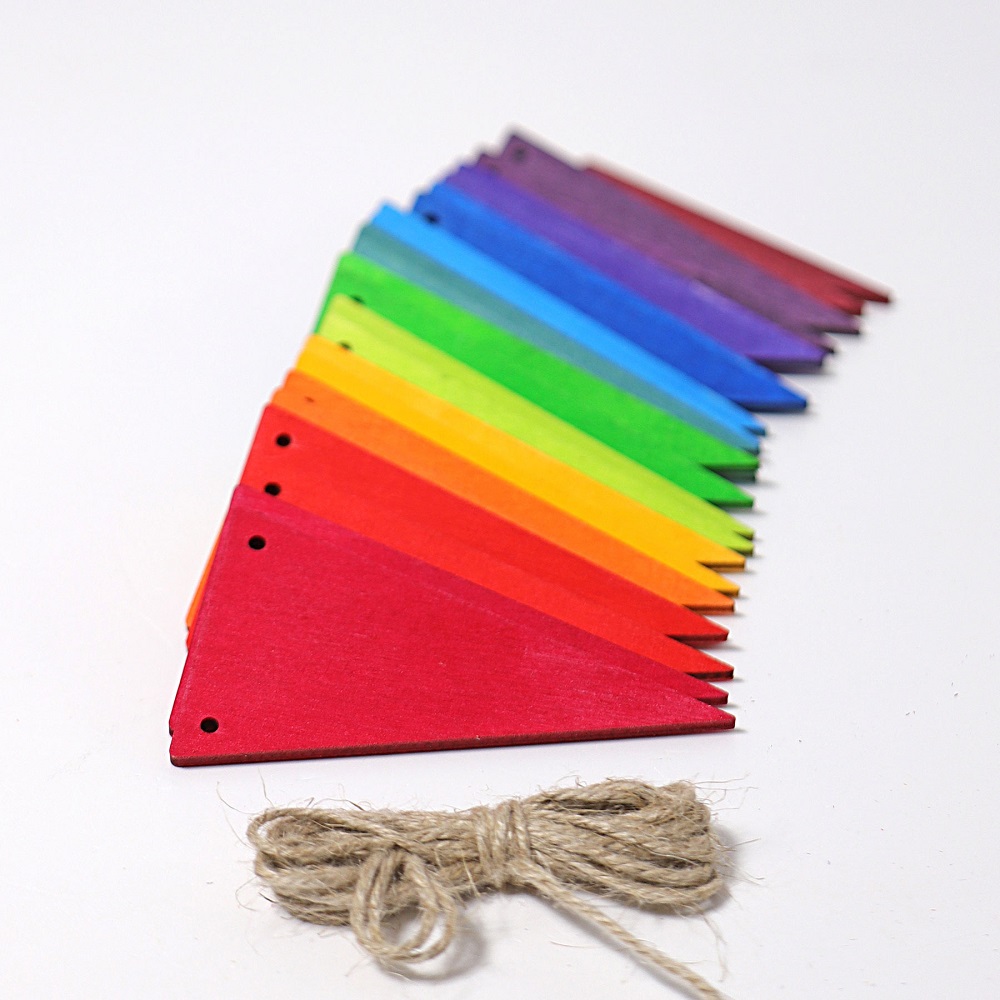 Pennant Banner - Rainbow 24 pcs