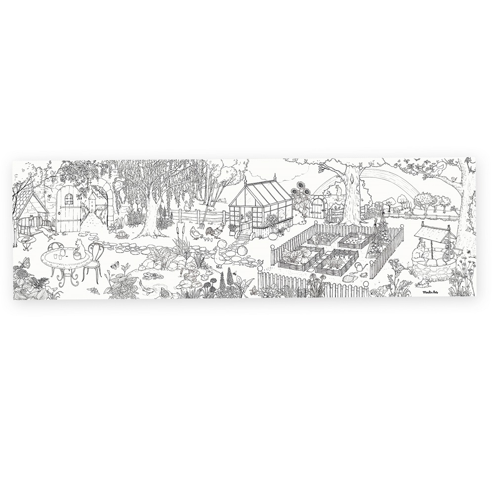 Le Jardinier - Giant Colouring Poster