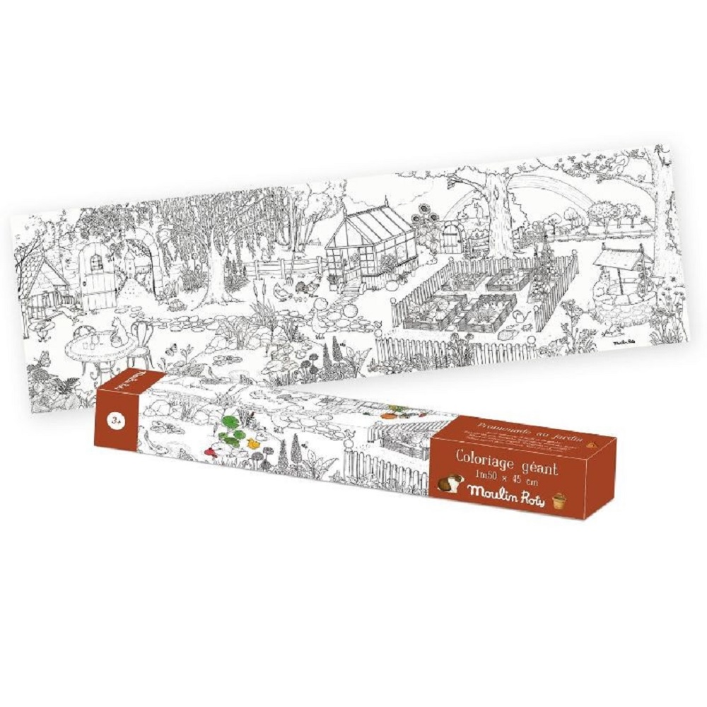 Assorted 12 Giant Colouring Posters in Displayer