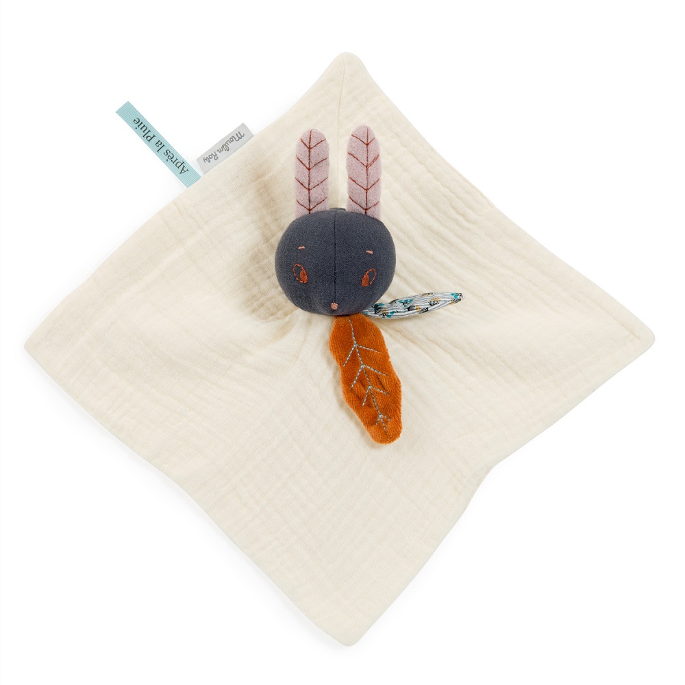 Apres la Pluie - Lune Rabbit Muslin Cuddle Toy