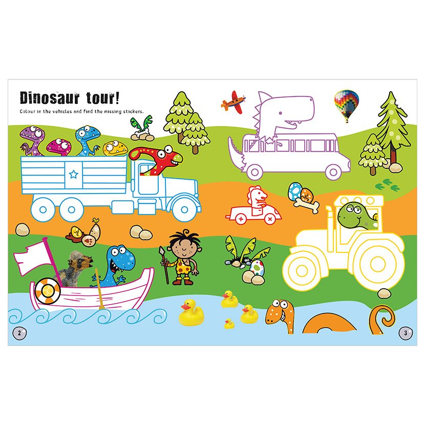 Ultimate Sticker File Dinosaurs - PB  