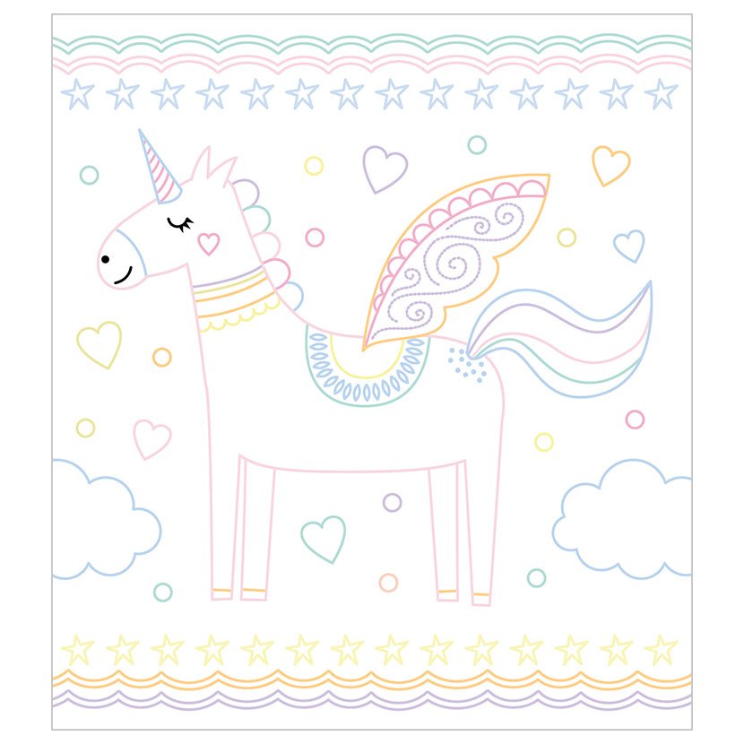 I Love Unicorns Colouring Pad 