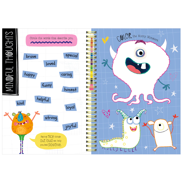Very Hungry Worry Monster Mindful Journal