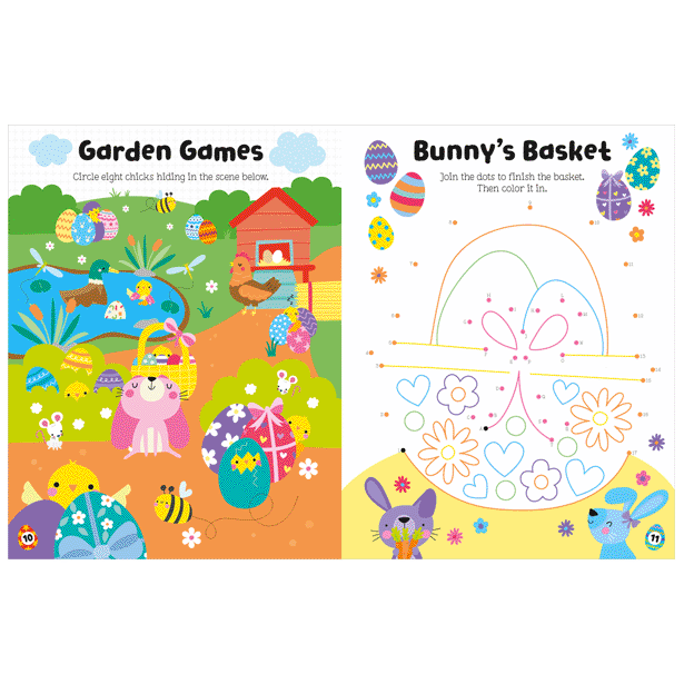 Shiny Stickers Easter Activity Book