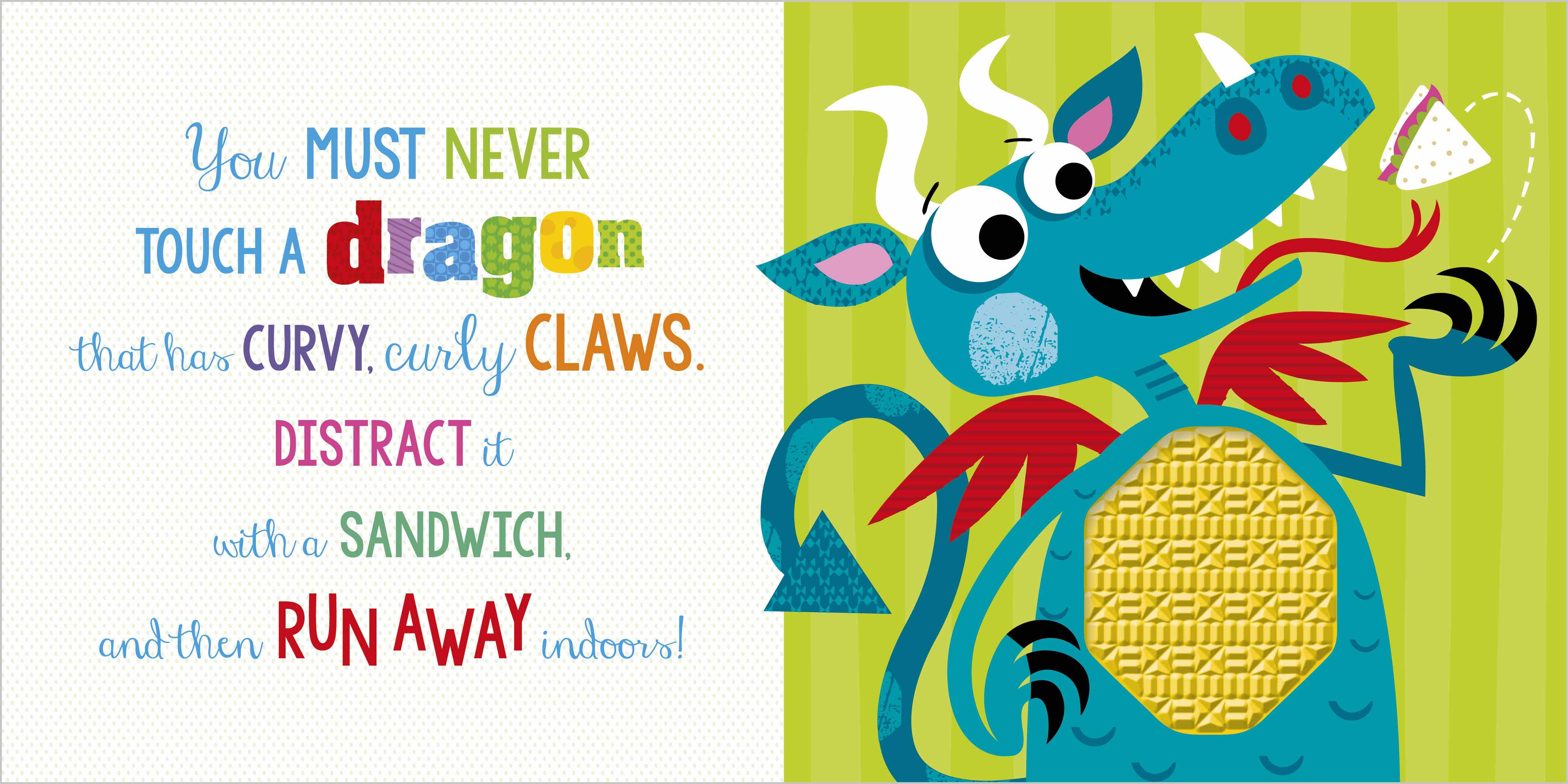 Never Touch A Dragon! - BB   NEW ISBN
