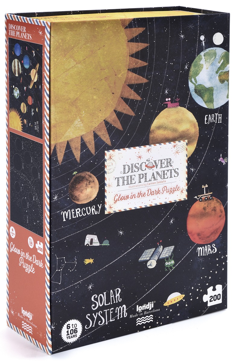 Puzzle - Discover the Planets Glow-in-the-Dark Puzzle