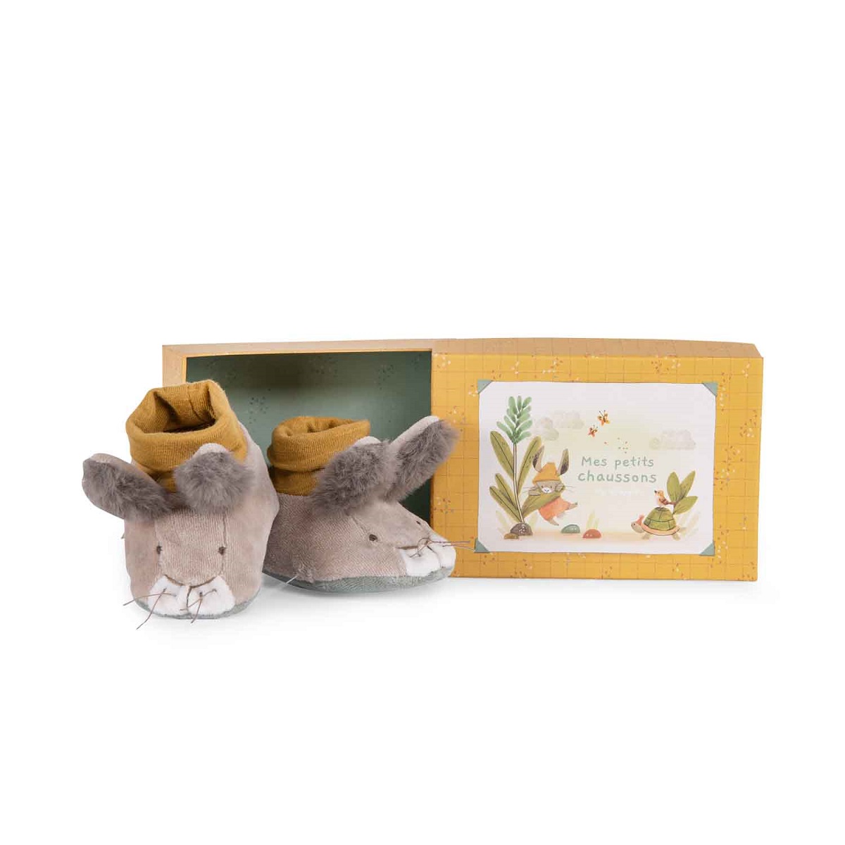 Trois Petits Lapins - Rabbit Baby Slippers 