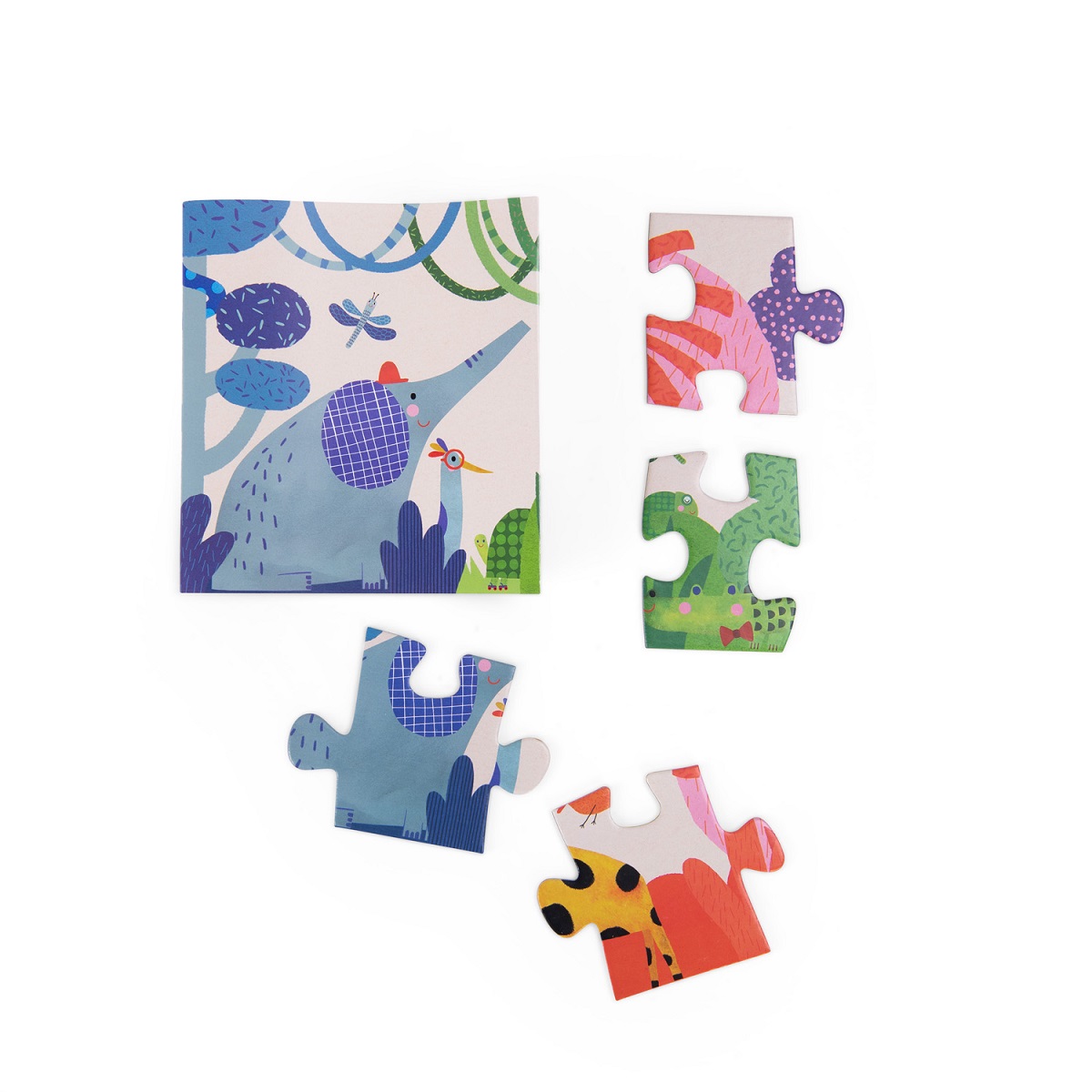 Les Toupitis - Colourful World Puzzle 24pcs