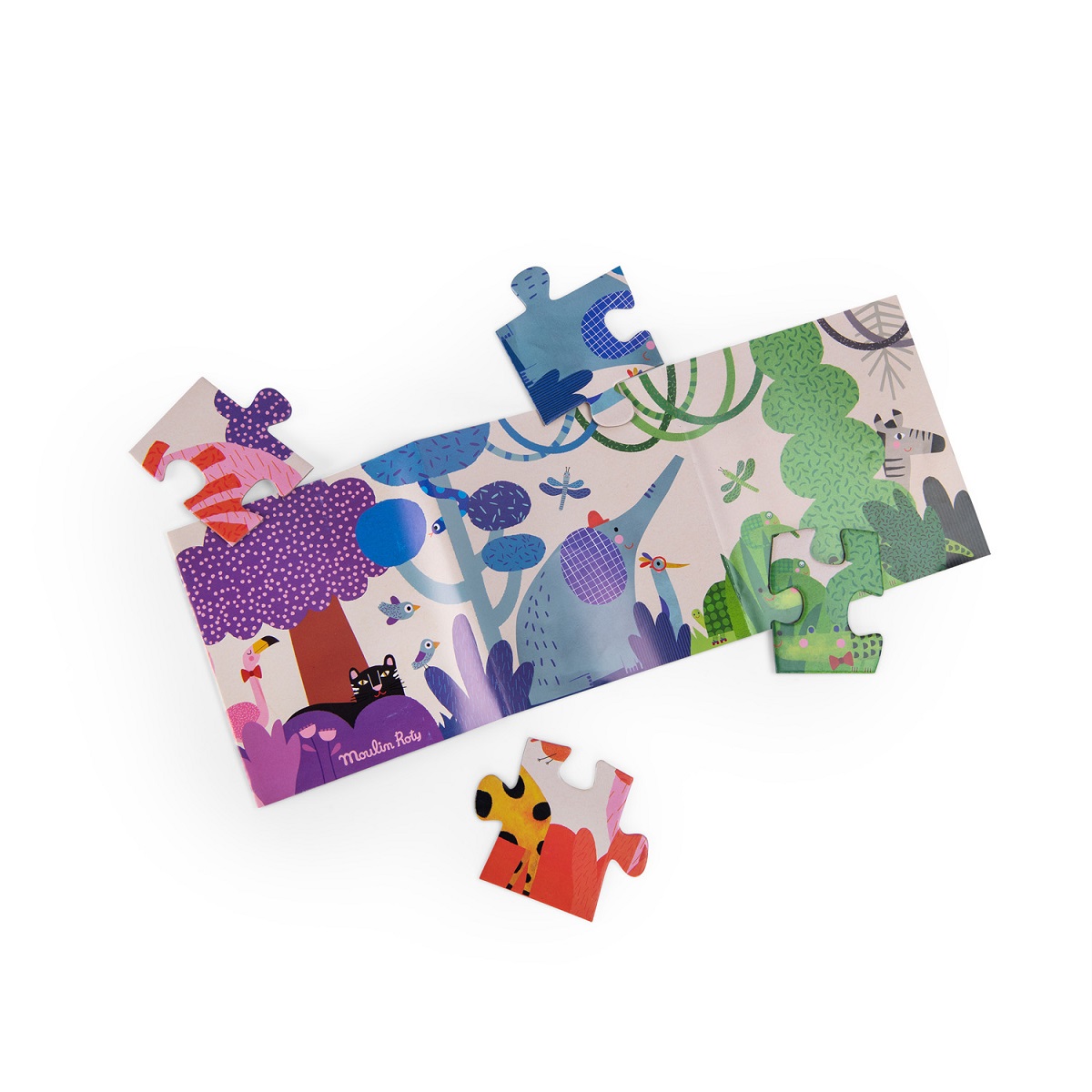 Les Toupitis - Colourful World Puzzle 24pcs