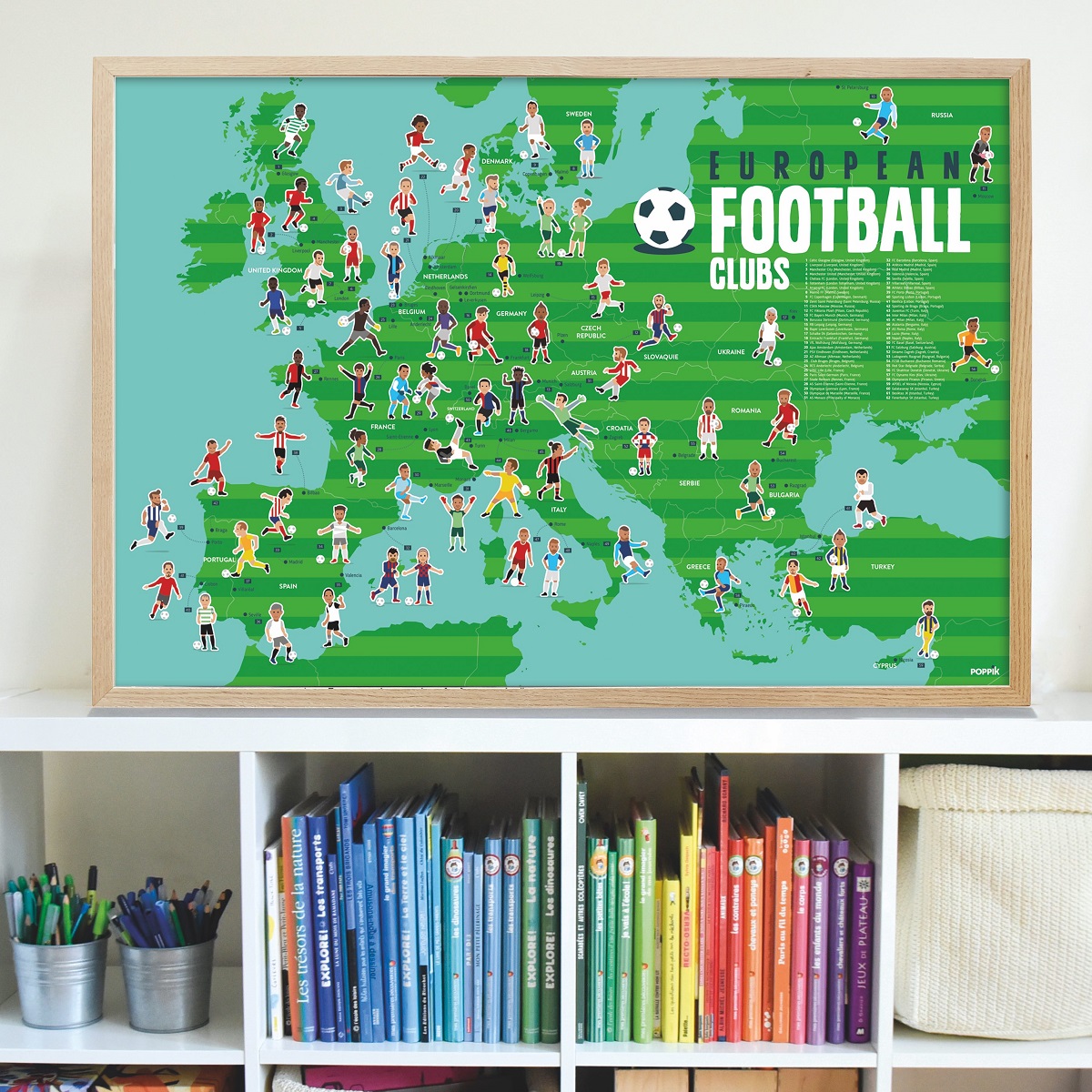Discovery Poster European Football (Soccer) Clubs