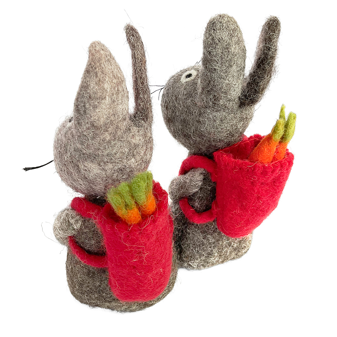 Bunny with Backpack (sold in pack of 3)