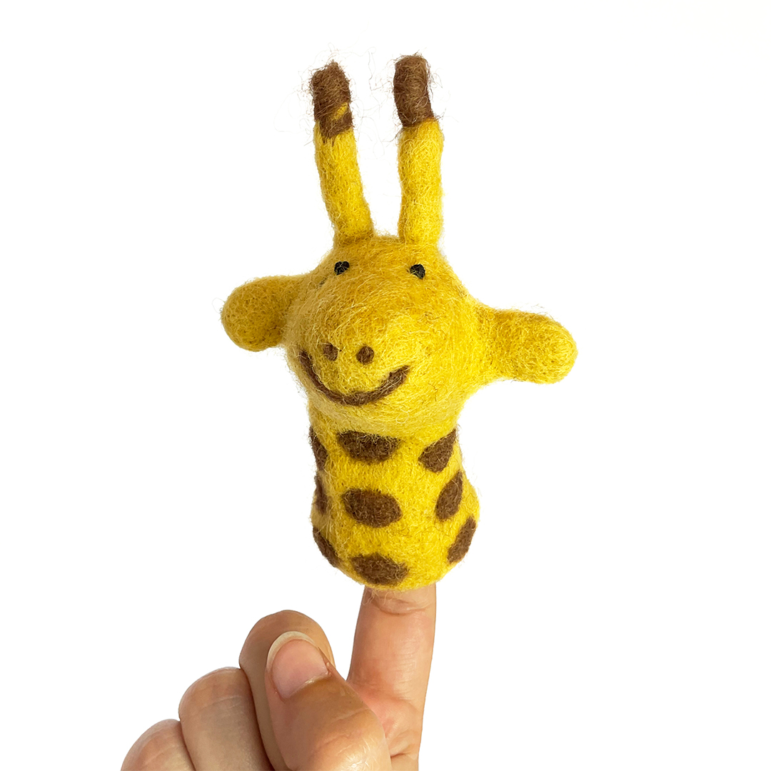 Animals - African Finger Puppets 4pcs