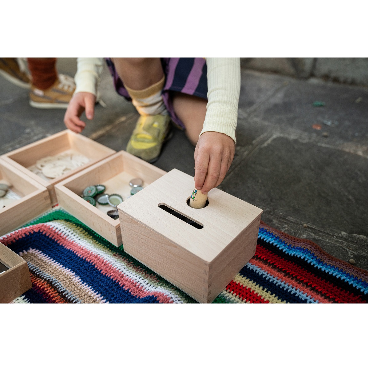 Wood Montessori Box
