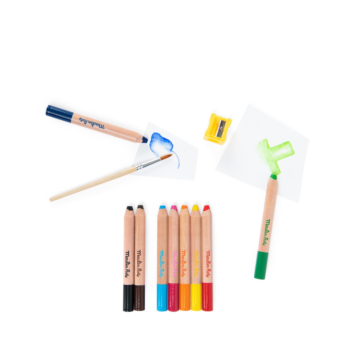 Schmouks - 3-in-1 Colouring Pencils