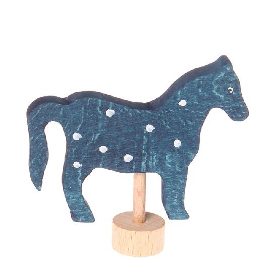 Deco Horse, Blue      