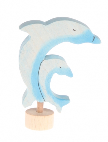 Deco Handcoloured Dolphin 