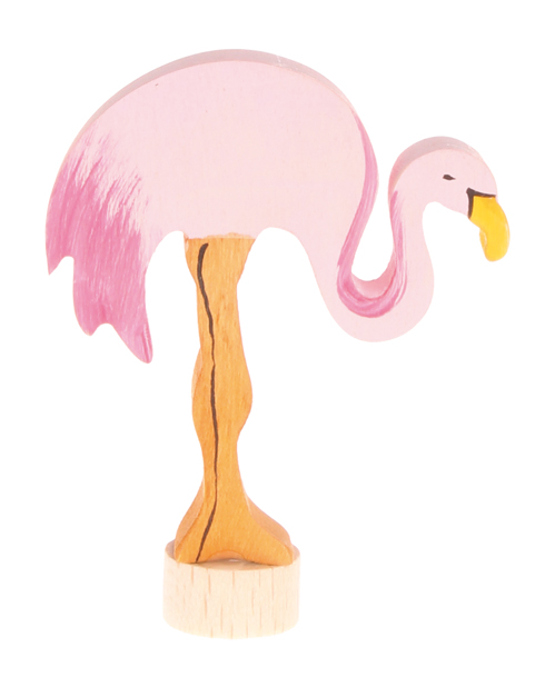 Deco Handcoloured Flamingo 