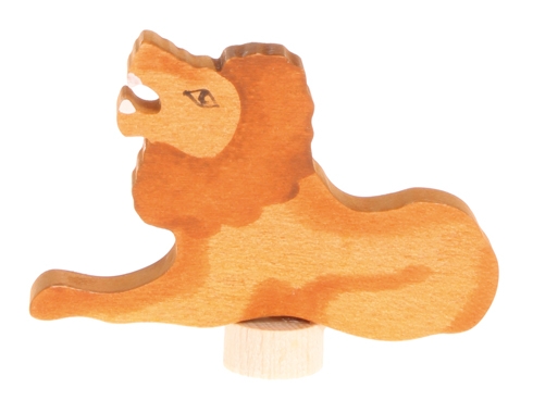 Deco Handcoloured Lion 