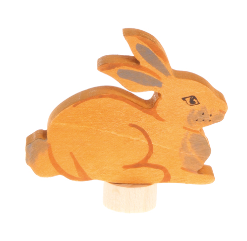 Deco Handcoloured Sitting Rabbit   