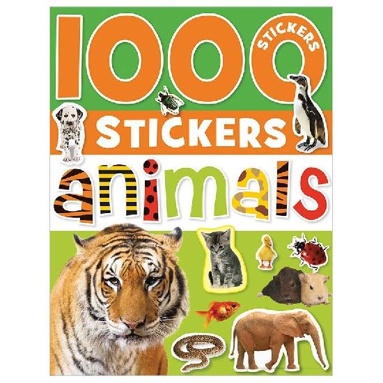 1000 Stickers Animals