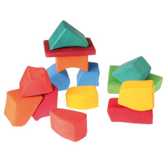 Blocks Large Multi-Coloured,  15 pcs 