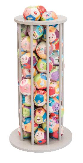 P.O.P. Moulin Roty - Displayer With Assortment of 78 Soft Balls