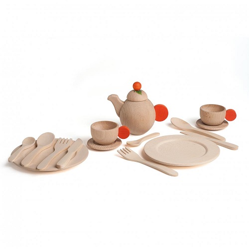 Tableware - Wood Crockery Set