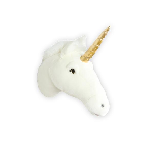 Head Large Unicorn White, Claire PRE-ORDER FOR LATE JUNE