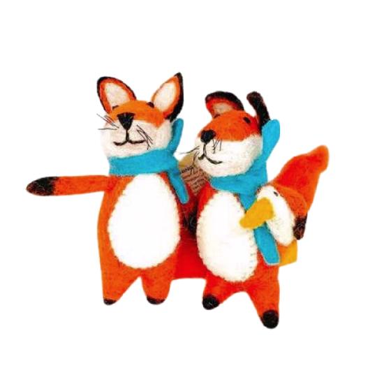 Animals - Fox With Scarf 2pcs
