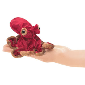 Mini Red Octopus   DUE MAY