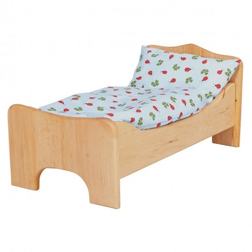 Gluckskafer Doll Wood Bed (linens not included) WHILE QTY LAST