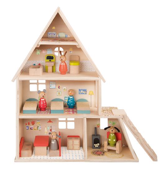 Grande Famille - Play - Doll House With Furniture