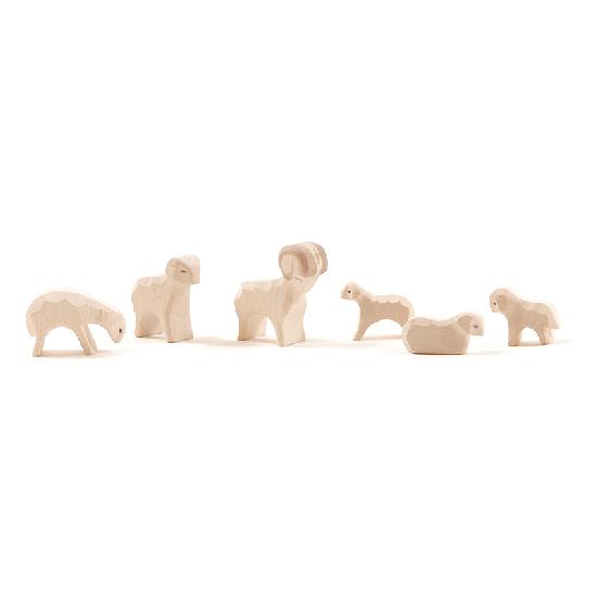 Set - Small Nativity Sheep (6 pcs)