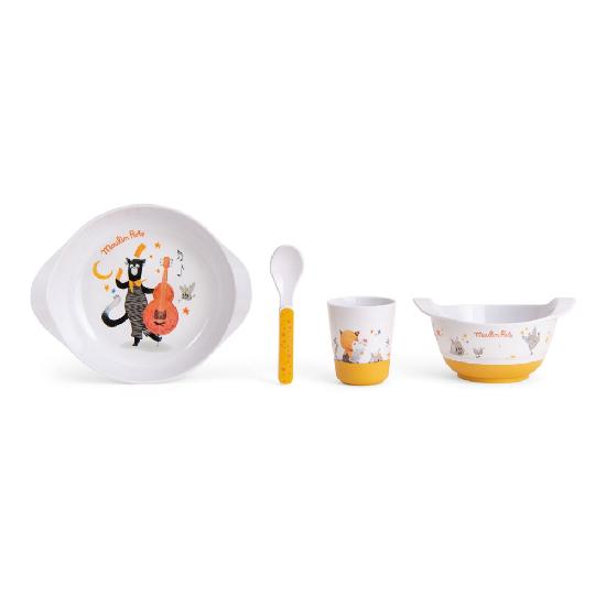 Moustaches - Baby Dish Set WHILE QTY LAST