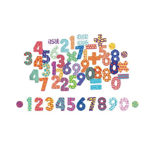 Magnets,  numbers 56 pcs