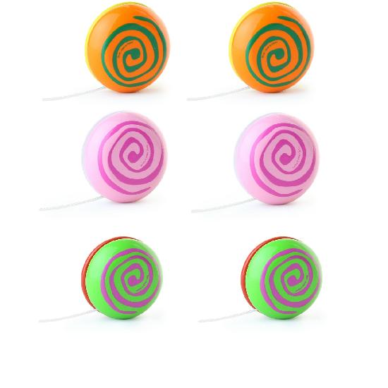 Play - YoYos, lollipop (6 assorted)