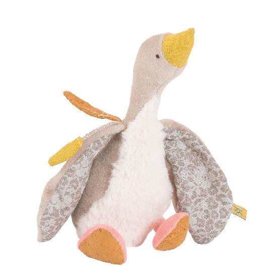 Moulin Roty - Voyage D'Olga - Goose Soft Toy, Grey WHILE QTY LAST 