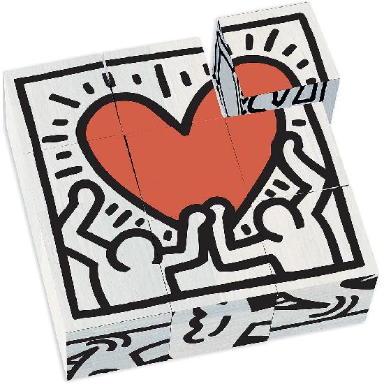 Keith Haring - Wooden Cubes