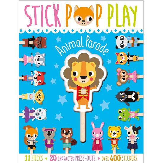 Stick Pop Play Animal Parade Activity Book