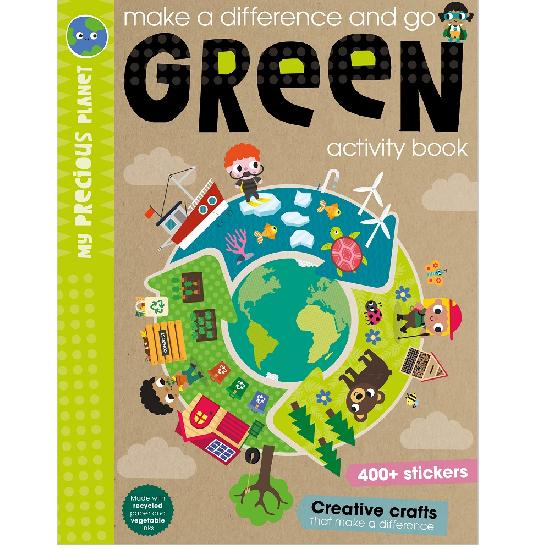 Make A Difference and Go Green Activity Book   