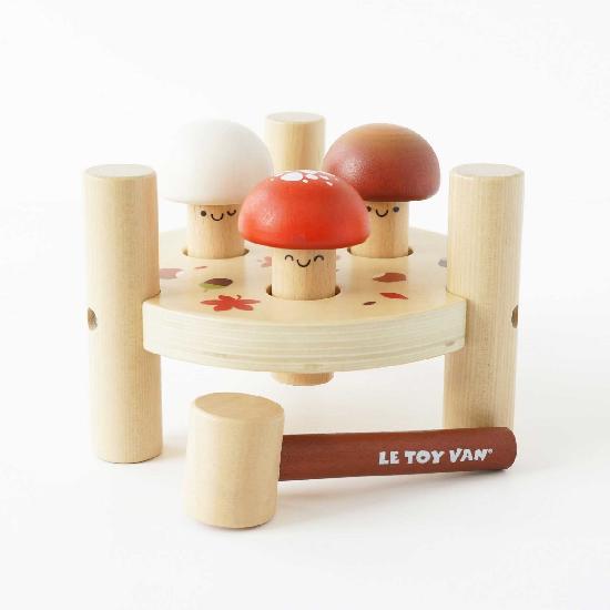 Baby and Toddler - Woodland Mushroom Hammer Game  PRE-ORDER FOR JULY 2024