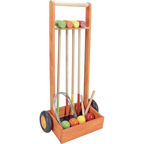 Outdoor Game - Croquet With Trolley