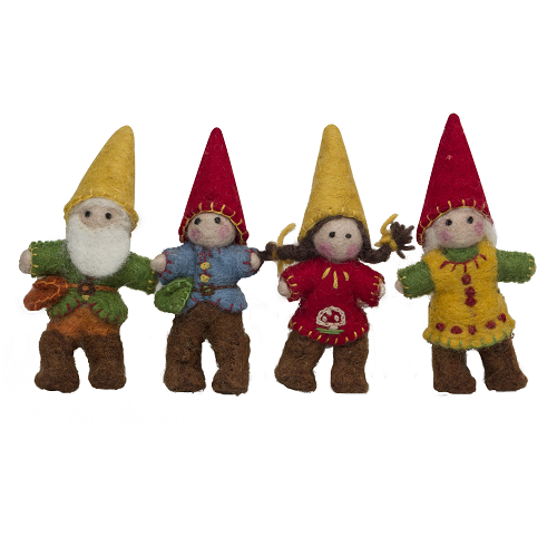Dolls - Gnome Family 4pcs