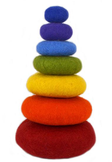 Rainbow - Stacking Set 7pcs WHILE QTY LAST    (7 colours)